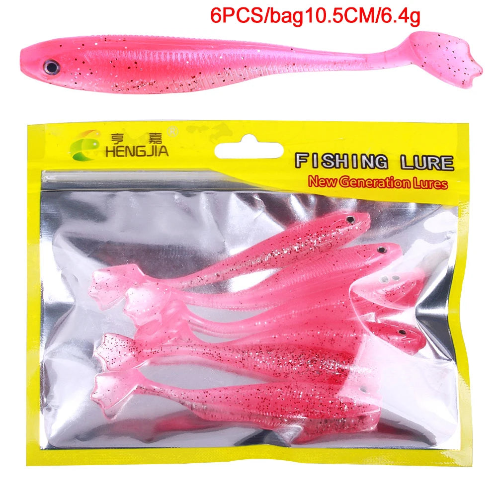Newup Predator Rubbers Soft Lures Sea Fishing Fishing Lure (without hook) (
shad silicone Bait T Tail Wobblers fish bait 10cm5g =- great for Cats and Kittens / attached to the kids ice fishing pole,