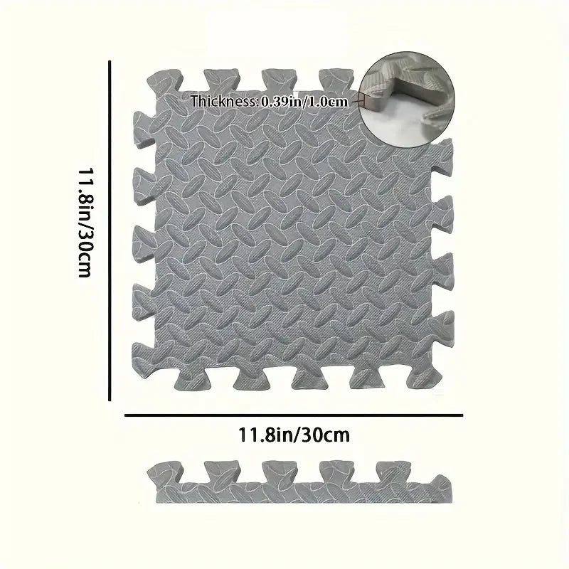 8/16 Pcs Foam Fitness Non Slip Yoga Mat, also great for pets (traveling) patios and decks for pets. For use at Motels/Hotels.  Under Cat boxes, under potty pads...  Areas that need protection.  back of truck, suv, car seats,