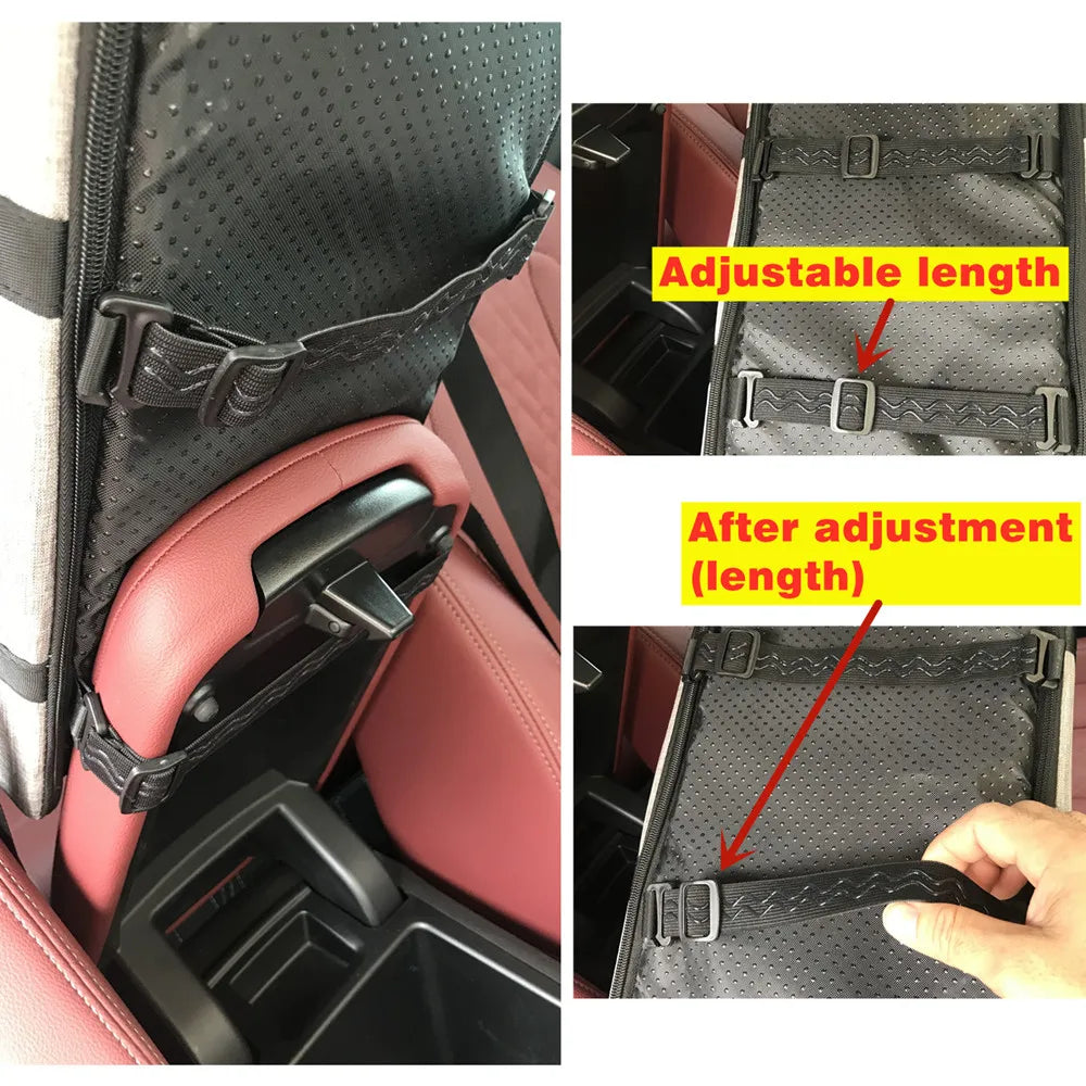 Dog Car Seat for Small Dog Center Console Seat Pet Booster Seat for Car Puppy Portable Dog Carrier for Cats Safety Travel Bag