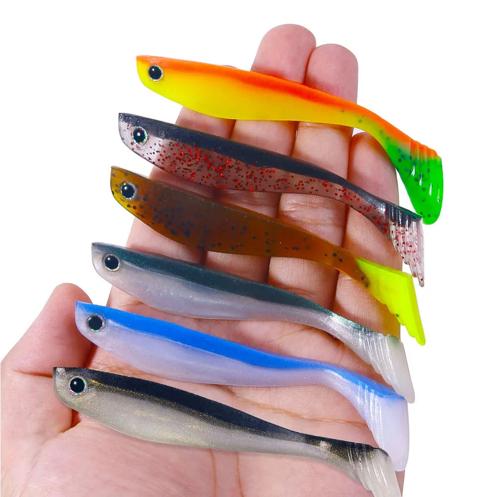 Newup Predator Rubbers Soft Lures Sea Fishing Fishing Lure (without hook) (
shad silicone Bait T Tail Wobblers fish bait 10cm5g =- great for Cats and Kittens / attached to the kids ice fishing pole,