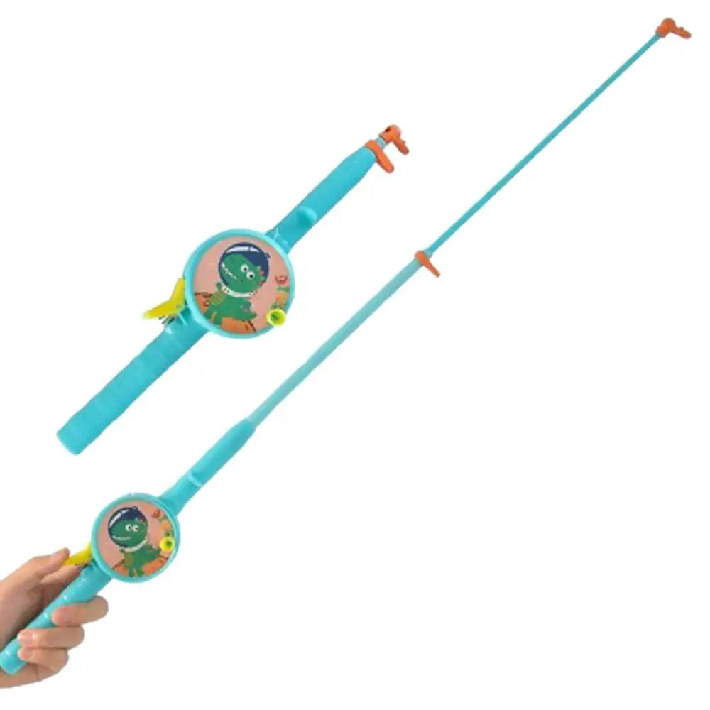 Fishing Kites Rods Children's Cartoon Plastic Mini Kites Rods Diverse Styles Fishing Rods with 50meters Stretchable Straps , Great to attach cat and kittens Toys and no hooks lures to and cast out for cats and kittens.  also