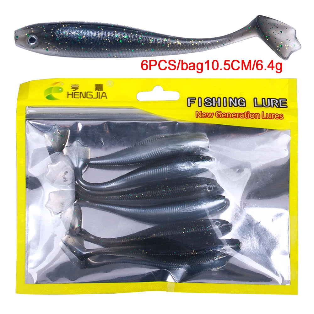 Newup Predator Rubbers Soft Lures Sea Fishing Fishing Lure (without hook) (
shad silicone Bait T Tail Wobblers fish bait 10cm5g =- great for Cats and Kittens / attached to the kids ice fishing pole,