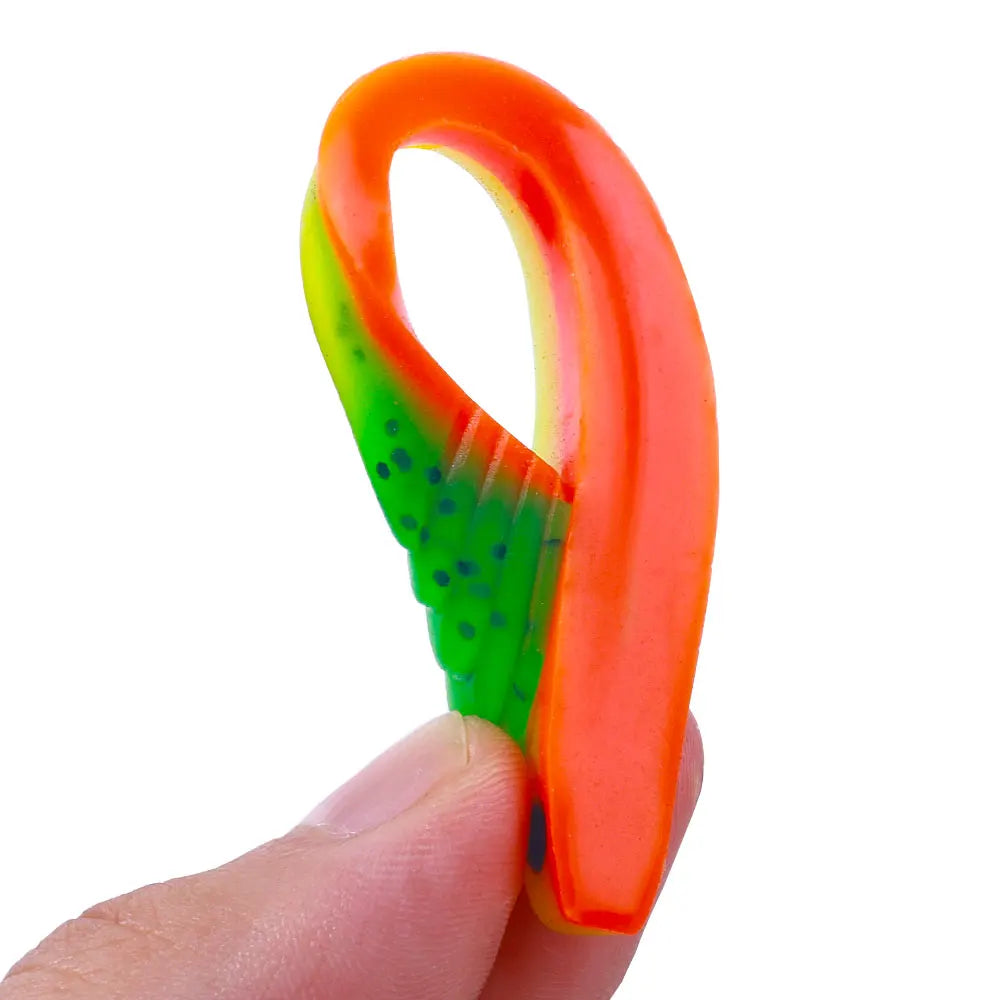 Newup Predator Rubbers Soft Lures Sea Fishing Fishing Lure (without hook) (
shad silicone Bait T Tail Wobblers fish bait 10cm5g =- great for Cats and Kittens / attached to the kids ice fishing pole,