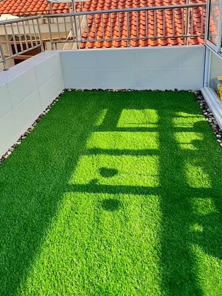 10 Pcs 12 Inchx12 Inch Artificial Grass Rug Fake Moss Lawn Garden Landscape Turf Roll Festival Wedding Decoration Mat Carpet